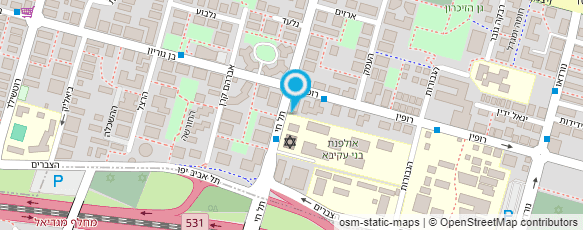 מפת הגעה אל אולפנת בני עקיבא "אמנה"