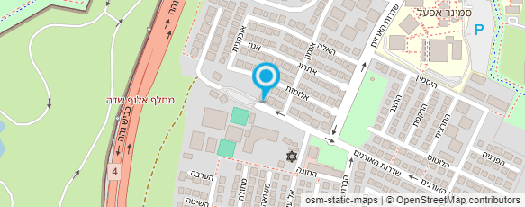 מפת הגעה אל מרכז הספורט רמת אפעל אגודה שיתופית בע"מ