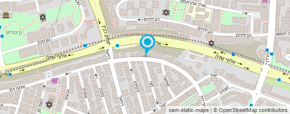 מפת הגעה אל פרופ' כצנלסון דניאל