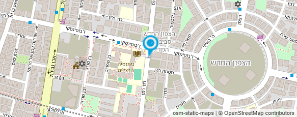 מפת הגעה אל פרופ' מושונוב יהושע