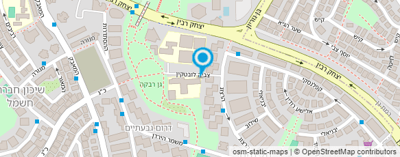 מפת הגעה אל תיכון שמעון בן צבי