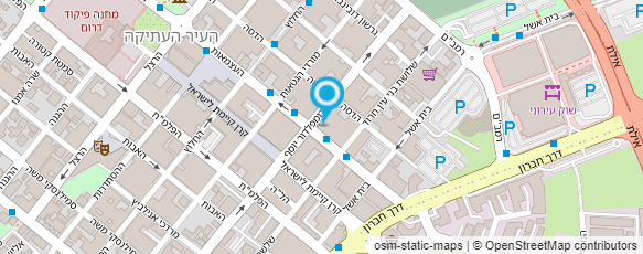 מפת הגעה אל "הנגב" - מלון