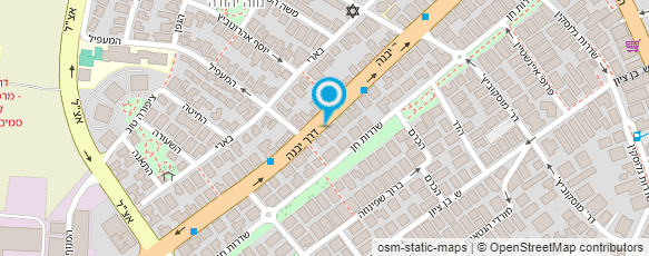 מפת הגעה אל חפציבה - ספרים ומכשירי כתיבה בע"מ