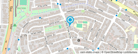 מפת הגעה אל היכל הספורט ע"ש צימרמן