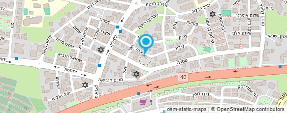 מפת הגעה אל בית יוסף המערבי