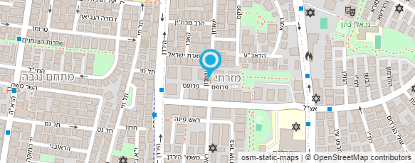 מפת הגעה אל בומש ראובן