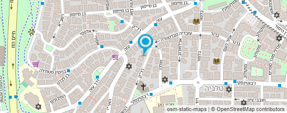 מפת הגעה אל מכון ירושלים לחקר ישראל