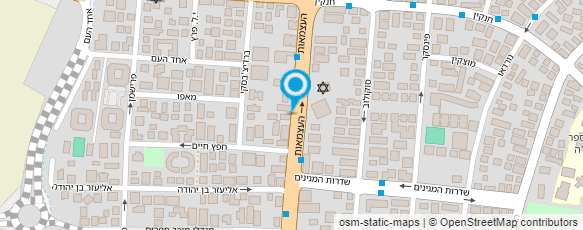 מפת הגעה אל ראש חדש - דוד