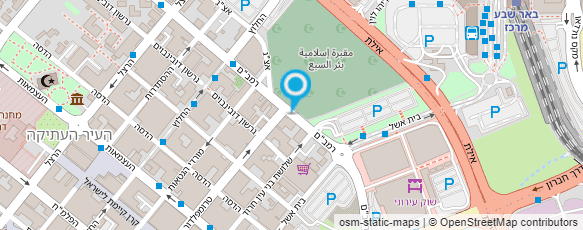 מפת הגעה אל ת.א.מ. (1996) מוצרי פלסטיק בע"מ