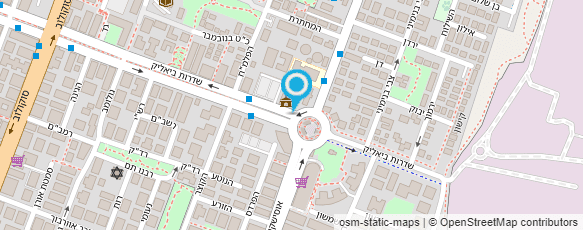 מפת הגעה אל אגודת ספורט רמת השרון