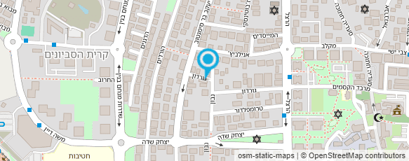 מפת הגעה אל ד"ר הר-אבן יהודה