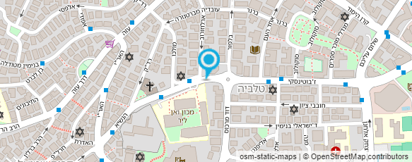 מפת הגעה אל מכון ון ליר בירושלים