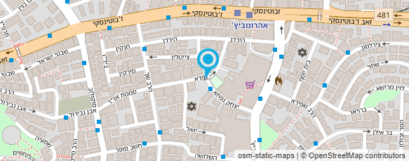 מפת הגעה אל מוסך א.שחרור