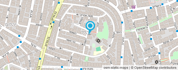 מפת הגעה אל ישיבה תיכונית ר"ג