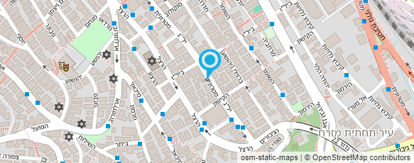 מפת הגעה אל אהרון ישראל