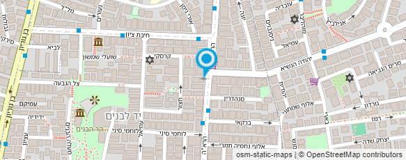 מפת הגעה אל מספרת "צביקה"