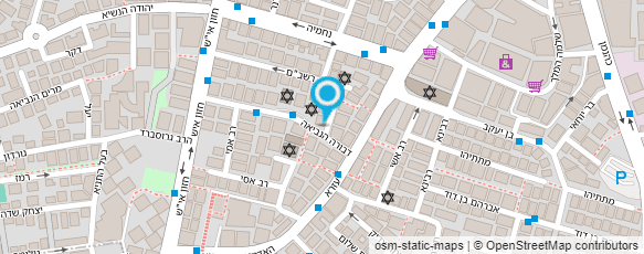 מפת הגעה אל רוטברג הרבנית שרה