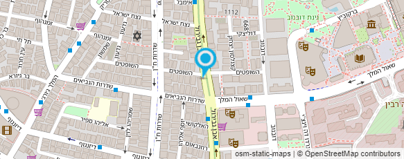 מפת הגעה אל שילוט אבן גבירול בע"מ