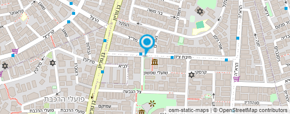 מפת הגעה אל הספריה המרכזית העירונית ר"ג