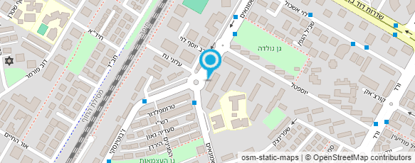 מפת הגעה אל האגודה למען ישישי קרית מוצקין אליקם