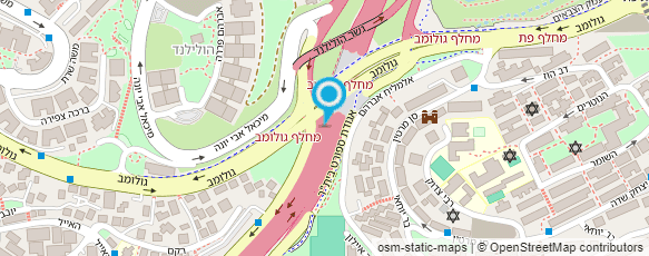 מפת הגעה אל התאגדות המרכזים הקהילתיים בישראל