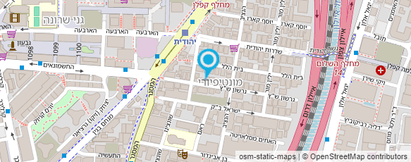 מפת הגעה אל שטרן יצחק - י.ד.ע. מהנדסים בע"מ