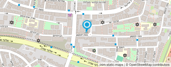 מפת הגעה אל שוק נווה יהושוע