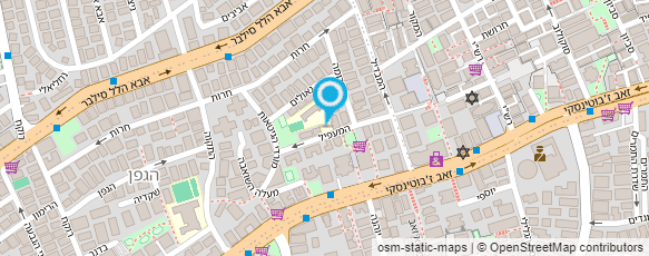 מפת הגעה אל בי"ס ממ"ד "אשא"