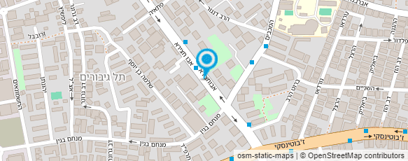 מפת הגעה אל שרות לאופטיקאים איסר