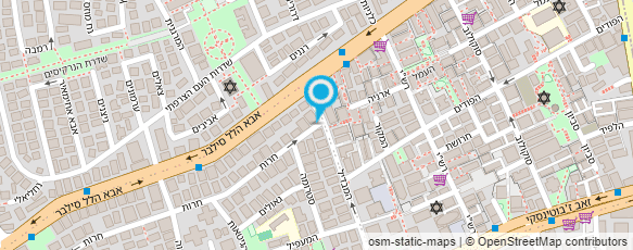 מפת הגעה אל מכולת אמנון