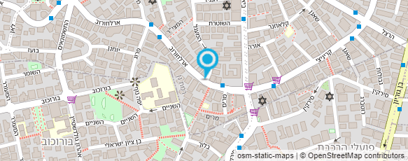 מפת הגעה אל ארז עיצוב שיער