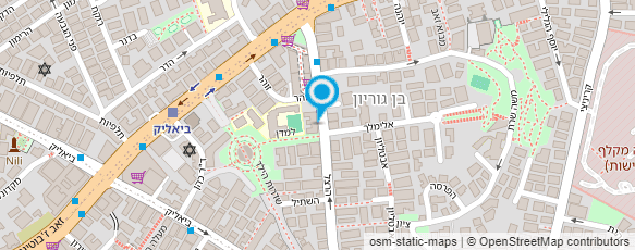 מפת הגעה אל אשר כהן עיצוב שיער