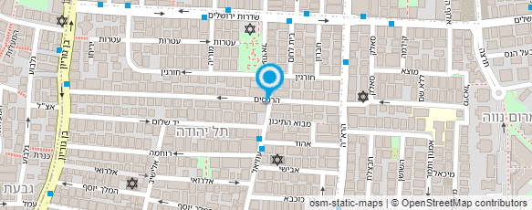 מפת הגעה אל עיצוב שיער רחל