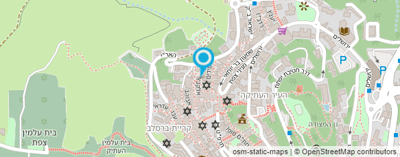 מפת הגעה אל גלריית זקני צפת