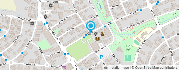 מפת הגעה אל לוי שלום מוניות הגן