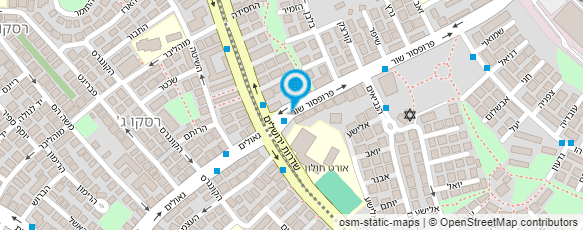 מפת הגעה אל בי"ס ומכללה טכנולוגית אורט