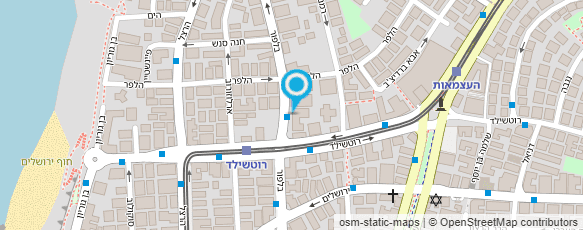 מפת הגעה אל מרכז התפירה של אתי