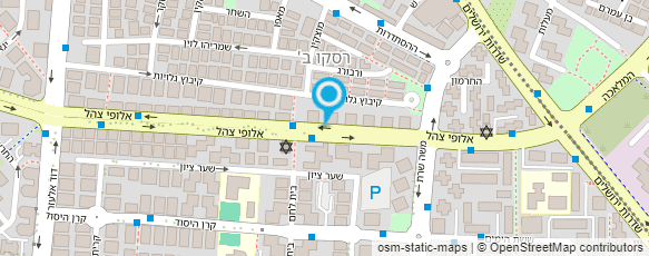 מפת הגעה אל ד"ר אחירון יהודית