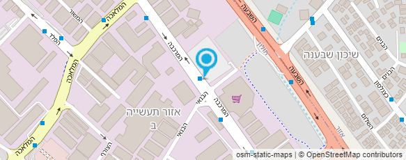 מפת הגעה אל "ישראפון" תעשית תקליטים וקלטות בע"מ