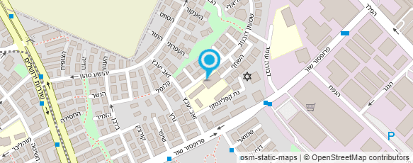 מפת הגעה אל תיכון עירוני דתי "יבנה"