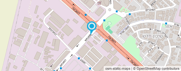 מפת הגעה אל מוסך פולקסווגן אאודי חולון