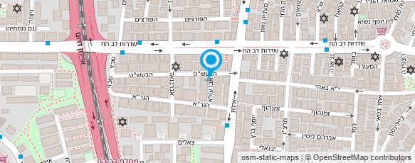 מפת הגעה אל וילונות שרונה