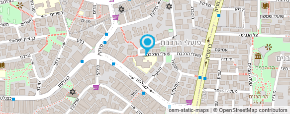 מפת הגעה אל דוד בן גוריון