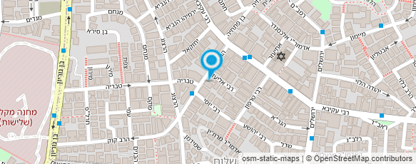 מפת הגעה אל צדיק מנחם ויחזקאל