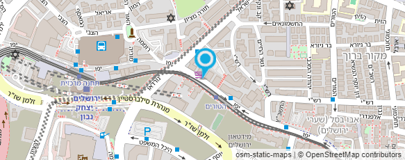 מפת הגעה אל מכון יעל