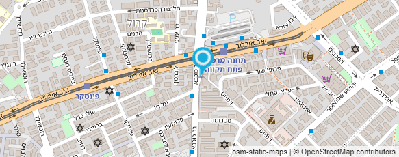 מפת הגעה אל מיגון פתח תקווה