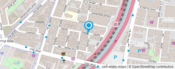 מפת הגעה אל סטודיו ודפוס טל- רם