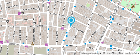 מפת הגעה אל תיכון ו' ע"ש רוגוזין