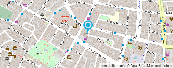 מפת הגעה אל לני רביץ מכון גשטלט בע"מ