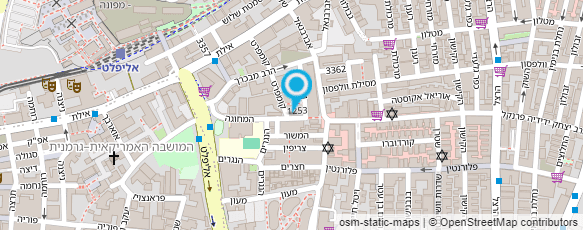 מפת הגעה אל נגריית חולי - מטבחים